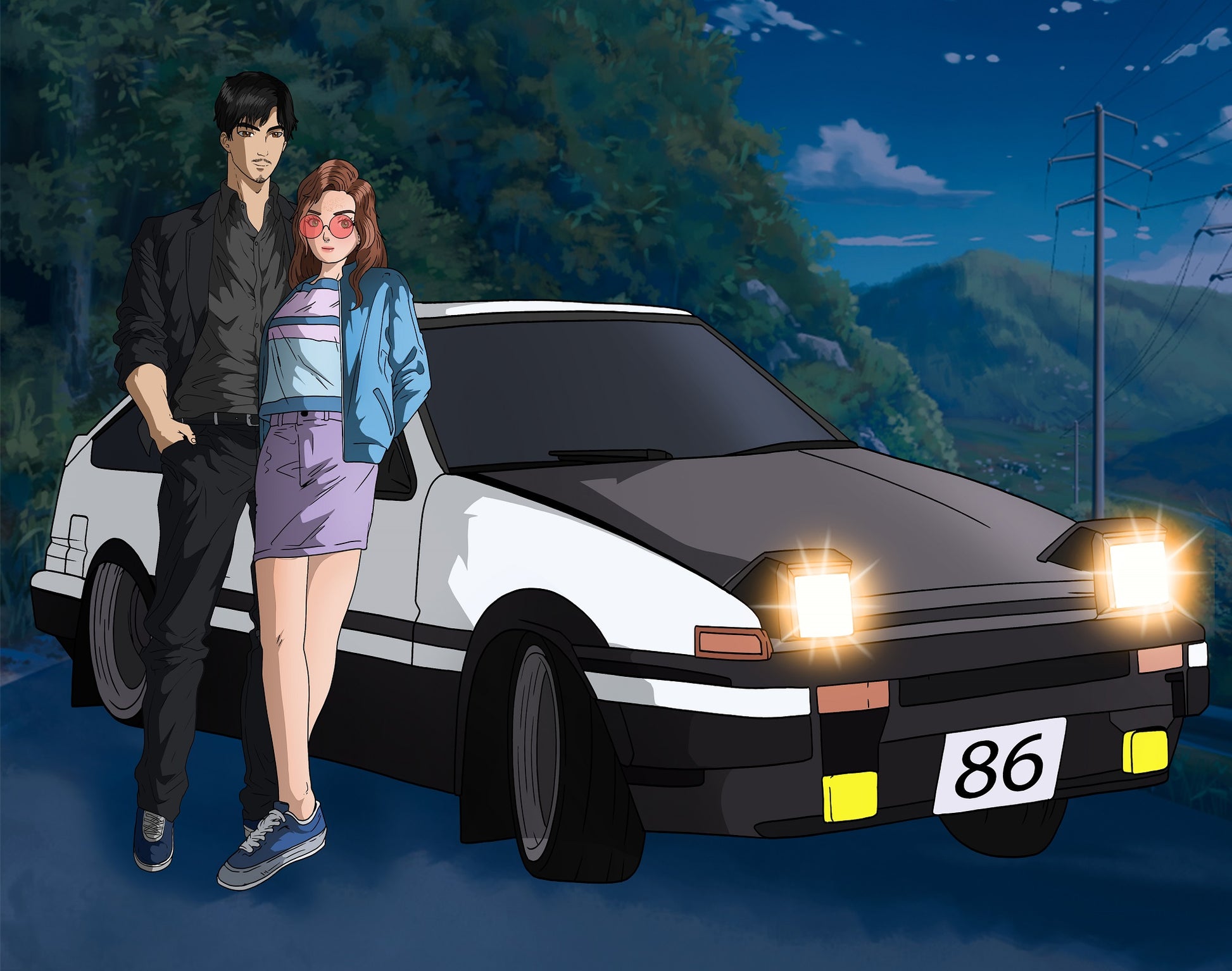 Initial D Portrait